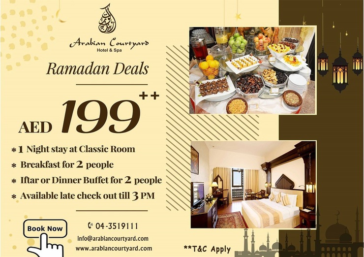 Ramadan offer arabian courtyard hotel & spa bur dubaï Ramadan offer arabian courtyard hotel & spa bur dubaï